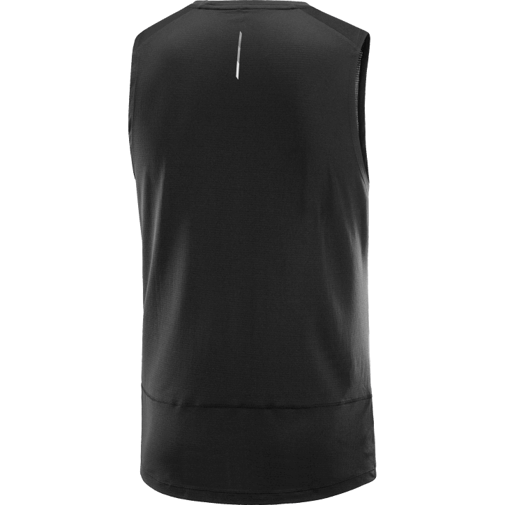 Salomon Tmavě černá pánský tank - cross run 28B6226