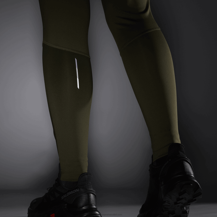 Salomon hroznový list/lesní noc dámské punčochové kalhoty - cross run 28 28B61162