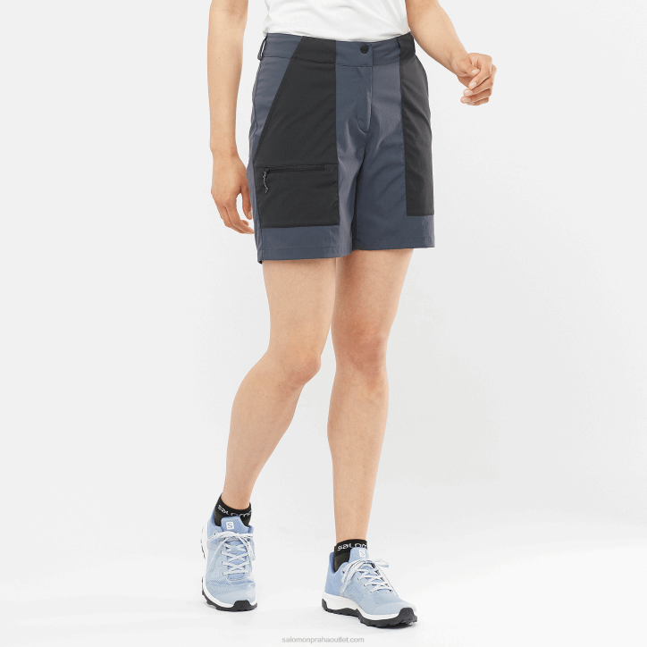 Salomon ebenová/černá dámské šortky - outtrack 28B6957