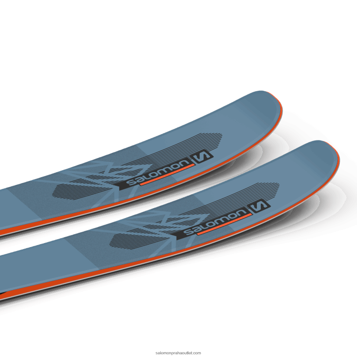 Salomon copen modrá/plamen/černá dámské all-mountain lyže - qst 98 28B61014