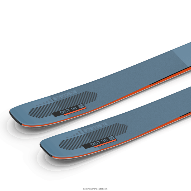 Salomon copen modrá/plamen/černá dámské all-mountain lyže - qst 98 28B61014