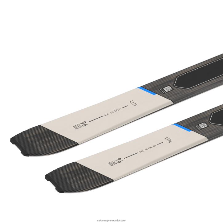 Salomon deštivý den/proces modrá/černá dámské turistické lyže - mtn 96 carbon 28B61005