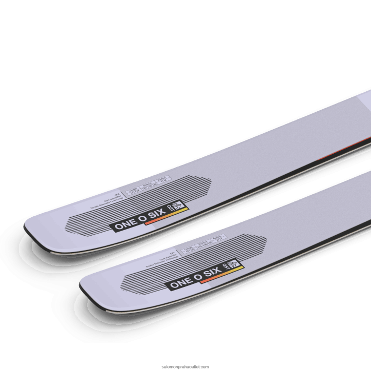 Salomon večerní opar/kyselá zeleň/plamen dámské all-mountain lyže - qst 106 28B61001