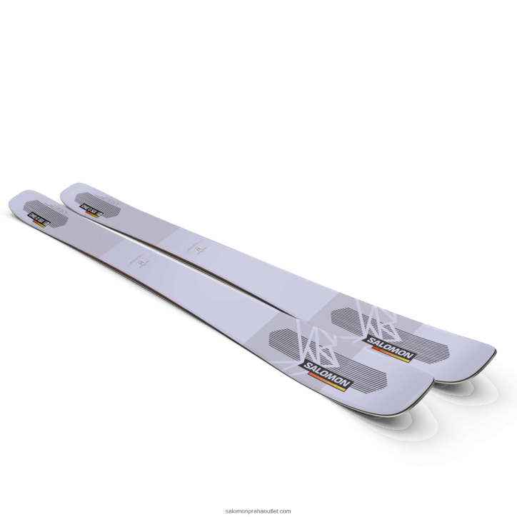 Salomon večerní opar/kyselá zeleň/plamen dámské all-mountain lyže - qst 106 28B61001