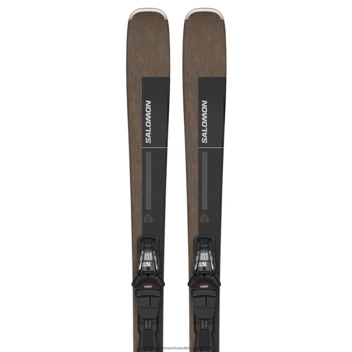 Salomon vydra/černá/stříbrná metalíza dámský balíček all-mountain lyží - postoj 84 (a m12) 28B61021