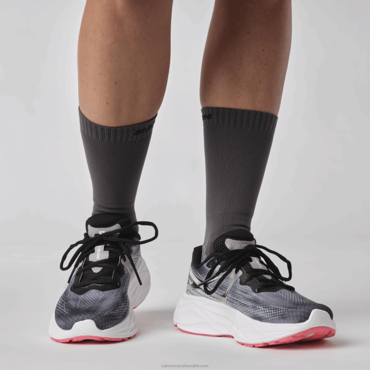 Salomon černá/slitina/čajová růže dámská běžecká obuv - aero klouzačka 28B61148