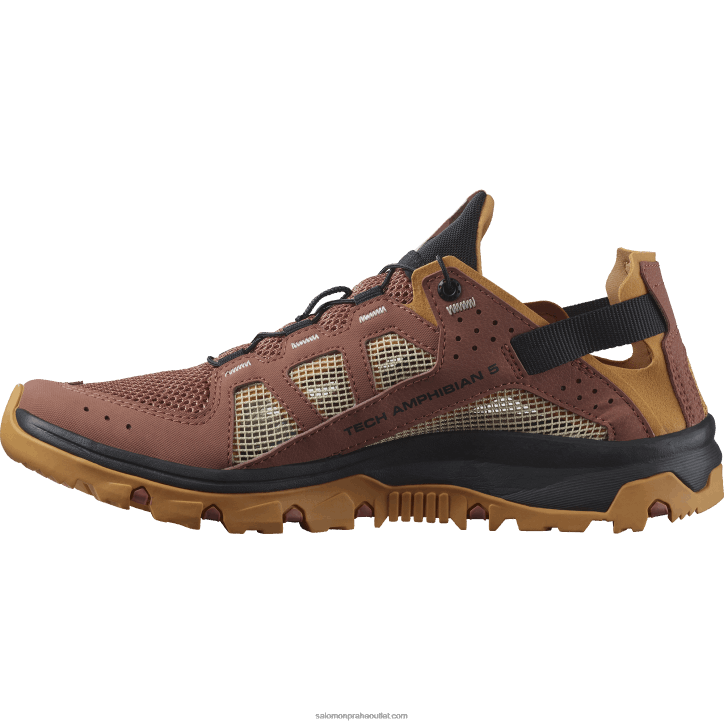 Salomon cedrové dřevo/jelenina/růžový oblak dámské boty do vody - techamphibian 5 28B6789
