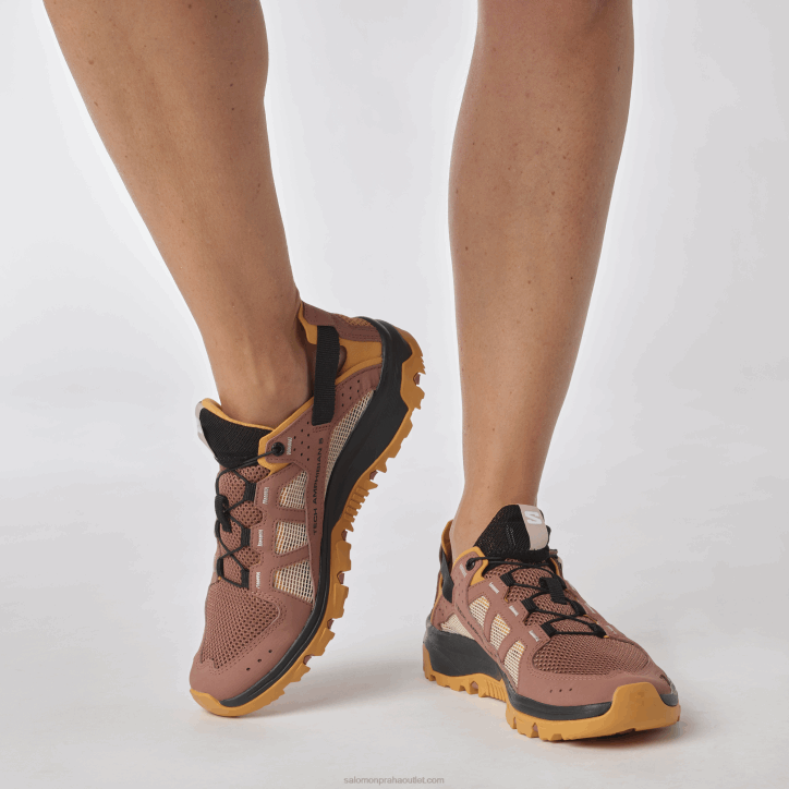 Salomon cedrové dřevo/jelenina/růžový oblak dámské boty do vody - techamphibian 5 28B6789