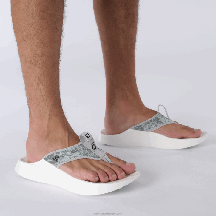 Salomon perleťově modrá/trooper/bílá dámské zotavovací boty - index break 28B61548