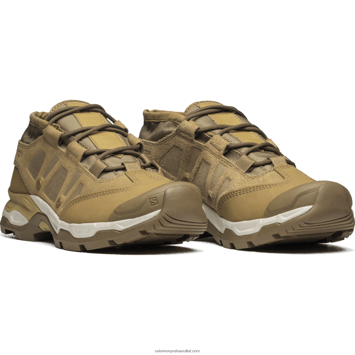 Salomon matné zlato/klokan/safari dámské boty ve sportovním stylu - jungle ultra low advanced 28B6768
