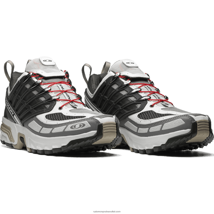 Salomon rašelina/beluga/vintage khaki dámská sportovní obuv - acs pro 28B6761