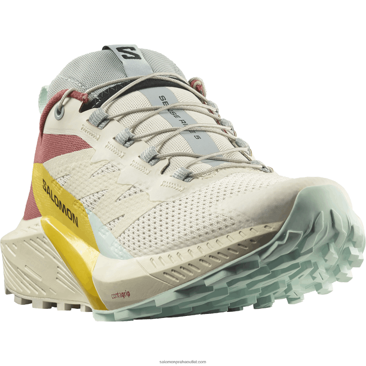 Salomon deštivý den/horká omáčka/frézie dámské trailové běžecké boty - sense ride 5 28B61497
