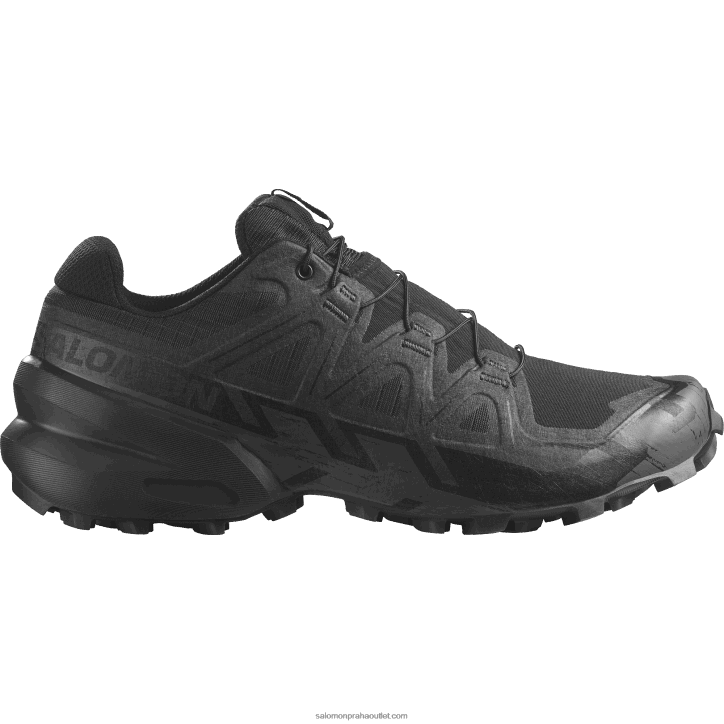 Salomon černá/fantomová dámské trailové běžecké boty - speedcross 6 Forces 28B6804