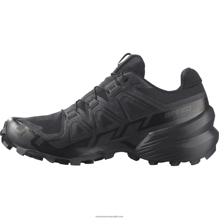 Salomon černá/fantomová dámské trailové běžecké boty - speedcross 6 gore-tex 28B61516