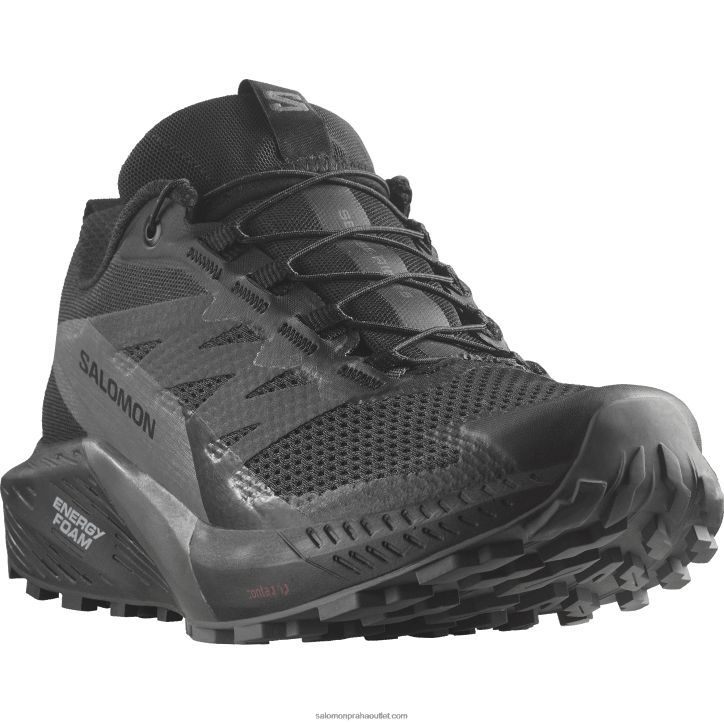 Salomon černá/magnet dámské trailové běžecké boty - sense ride 5 gore-tex 28B61527