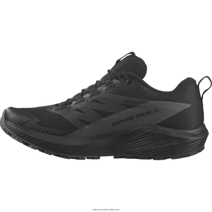 Salomon černá/magnet dámské trailové běžecké boty - sense ride 5 gore-tex 28B61527