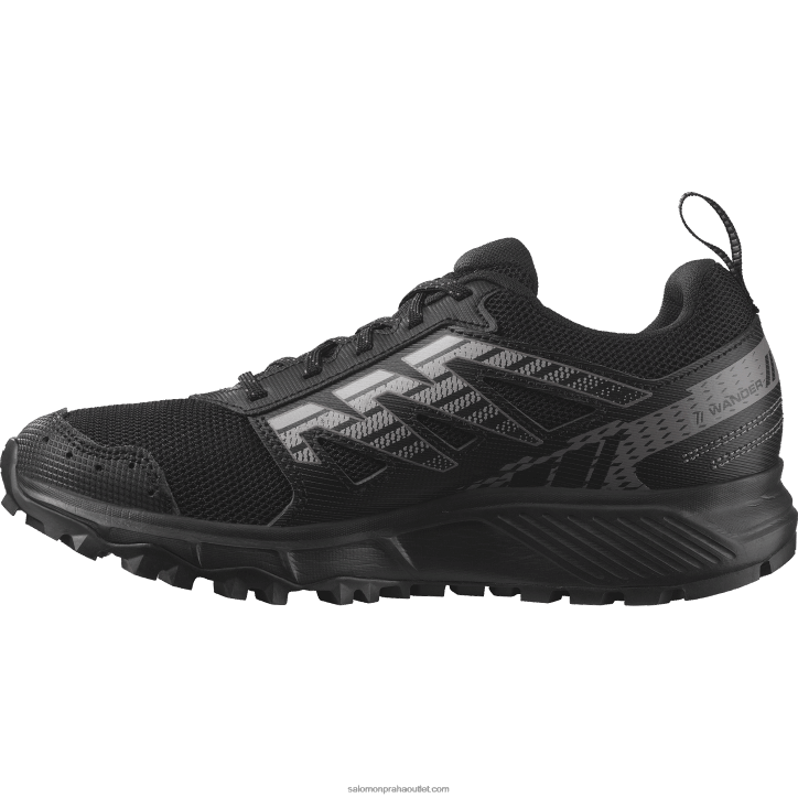 Salomon černé/švestkové kotě/racka dámské běžecké boty - wander 28B61546