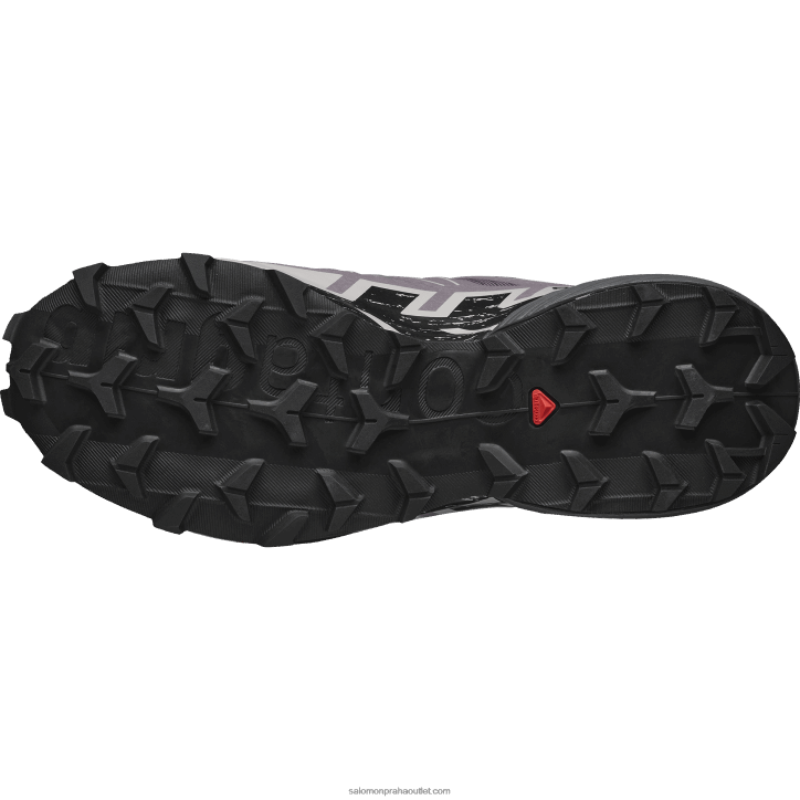 Salomon měsíční krajina/černá/popel růží dámské trailové běžecké boty - speedcross 6 wide 28B61522
