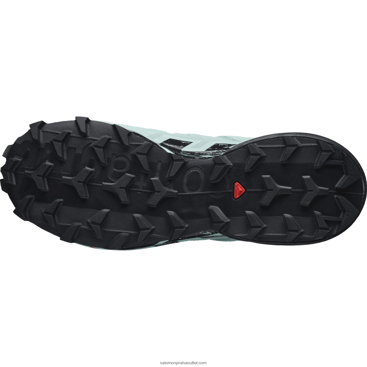 Salomon vodonosná vrstva/černá/yucca dámské trailové běžecké boty - speedcross 6 gore-tex 28B61517