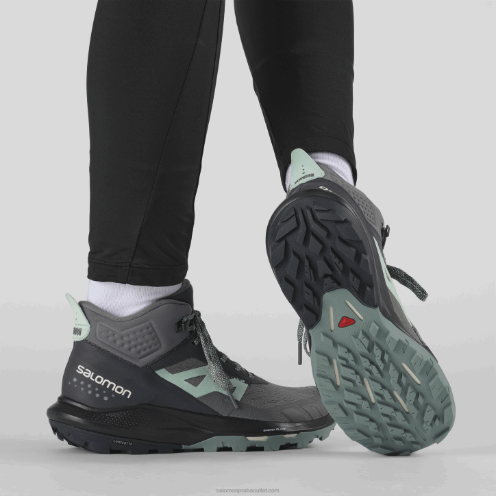 Salomon eben/tichý odstín dámská turistická obuv - outpulse mid gore-tex 28B61117