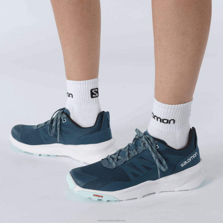 Salomon legie modrá/bílá/yucca dámská turistická obuv - hlídka 28B61125