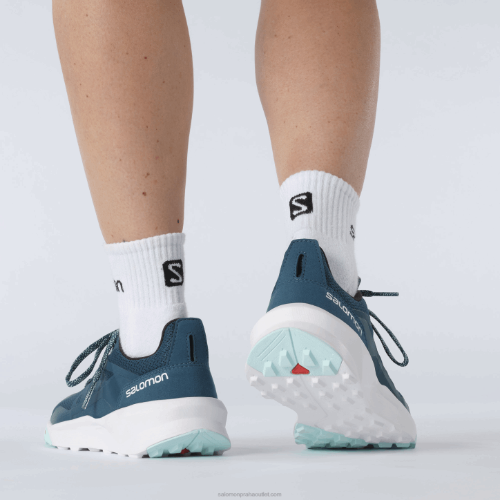 Salomon legie modrá/bílá/yucca dámská turistická obuv - hlídka 28B61125