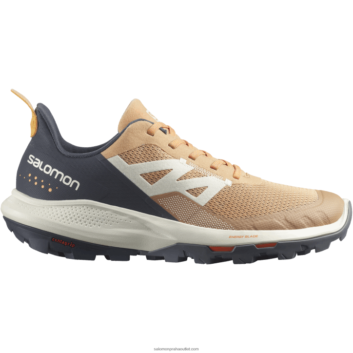 Salomon pískavice řecké seno / eben / planoucí pomeranč dámská turistická obuv - outpulse 28B61281