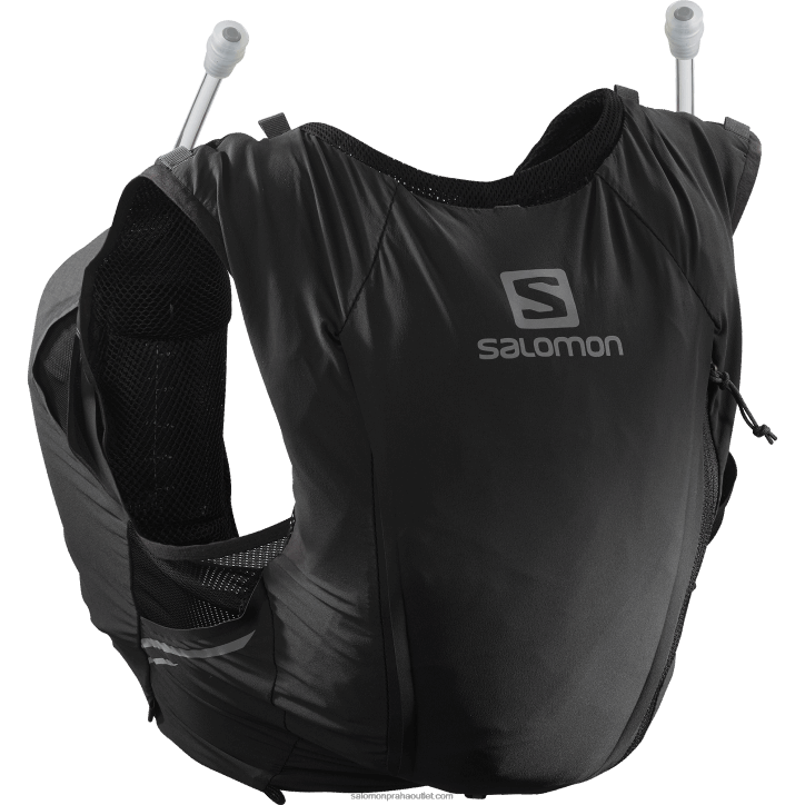 Salomon černá/ebenová dámská běžecká vesta s baňkami v ceně - sense pro 10 28B6979