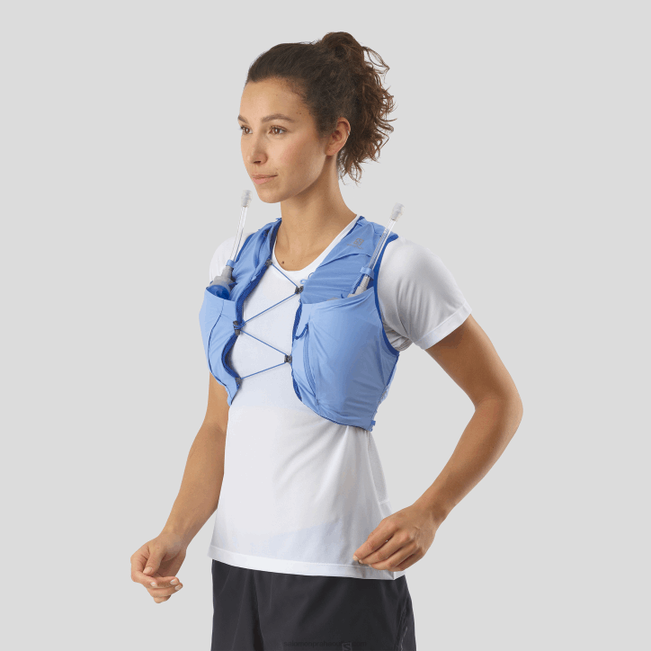 Salomon provence/eben/námořní modrá dámská běžecká vesta s baňkami v ceně - sense pro 5 28B6975