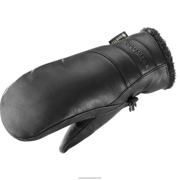 Salomon Tmavě černá dámské rukavice - nativní goretex 28B6986