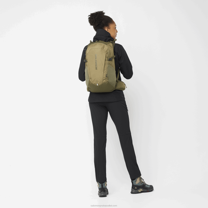 Salomon Tmavě černá dámská skořápková bunda - obrys gore-tex 2,5l 28B6845