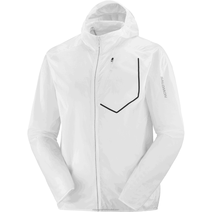 Salomon bílá/sytě černá dámská větrovka - bonatti aero wind 28B6849
