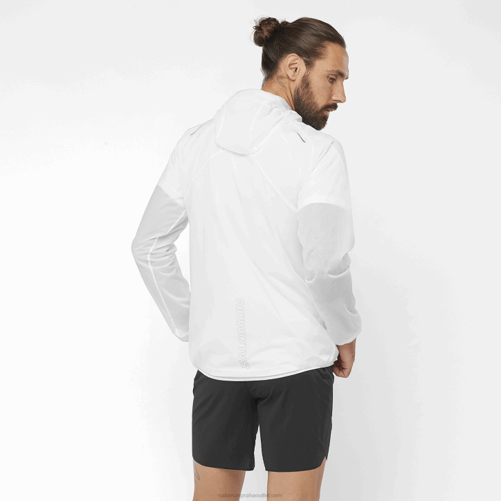 Salomon bílá/sytě černá dámská větrovka - bonatti aero wind 28B6849