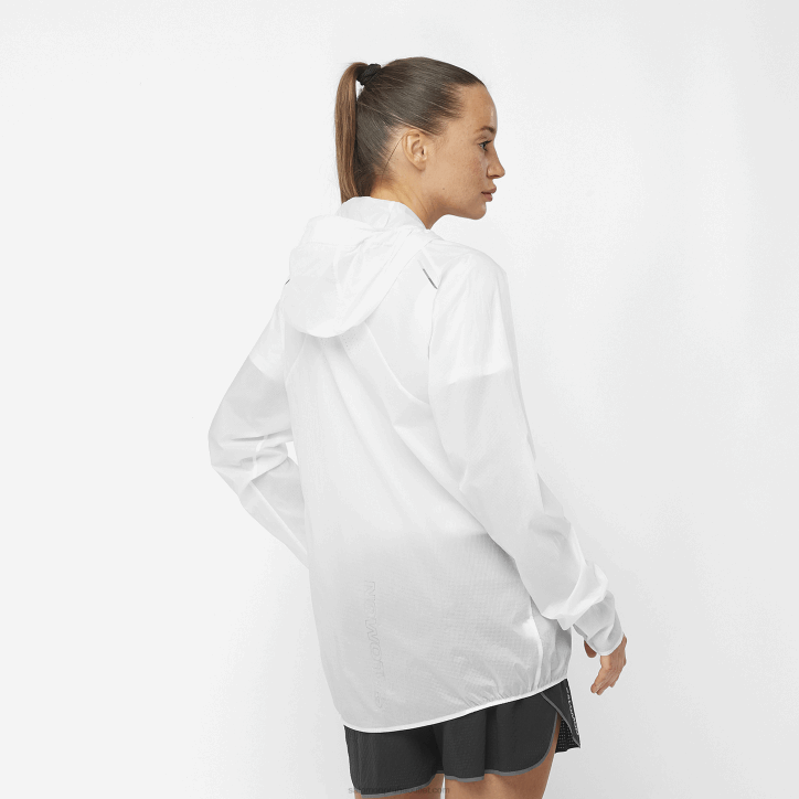 Salomon bílá/sytě černá dámská větrovka - bonatti aero wind 28B6849