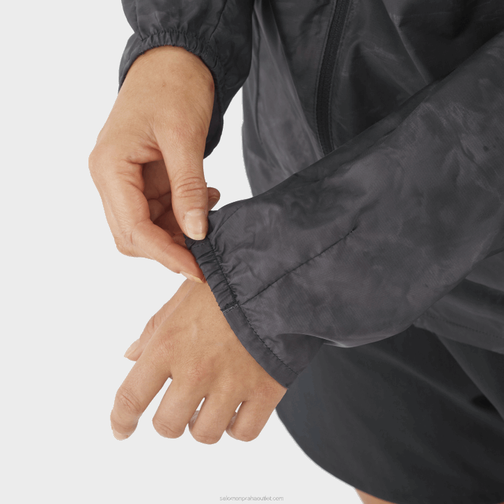 Salomon periskop/ao/hluboká černá dámská větrovka - bonatti cross wind 28B6854