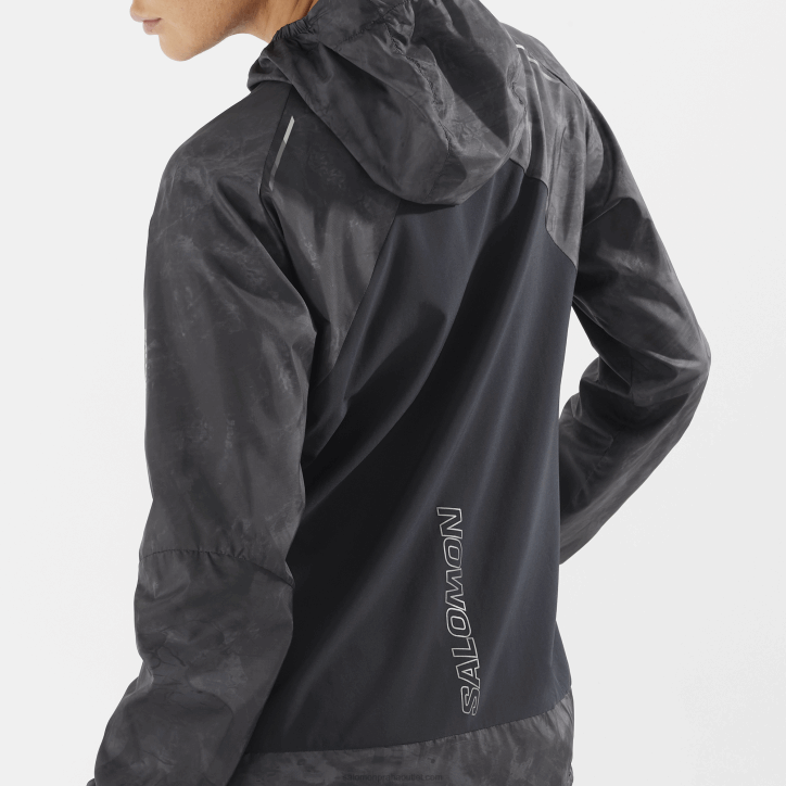 Salomon periskop/ao/hluboká černá dámská větrovka - bonatti cross wind 28B6854