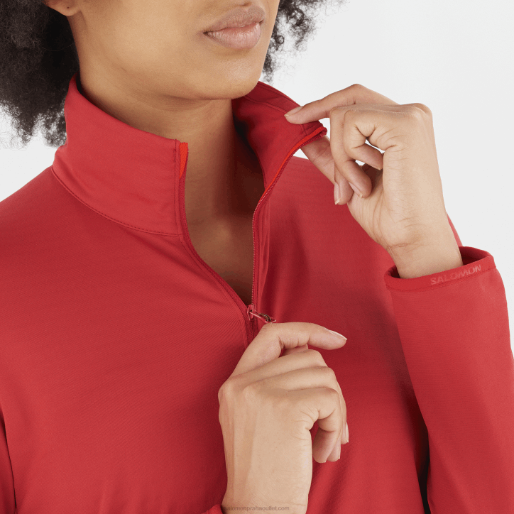 Salomon samba dámská celorozepínací bunda na zip - nezbytná lehká hřejivá 28B6868