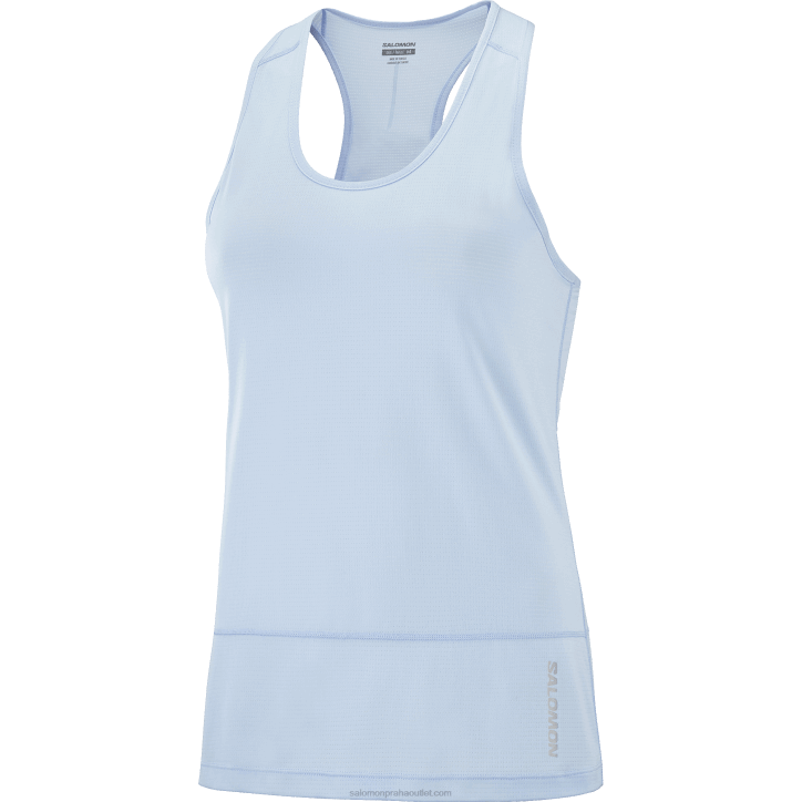 Salomon chambray modrá dámský tank - cross run 28B6896
