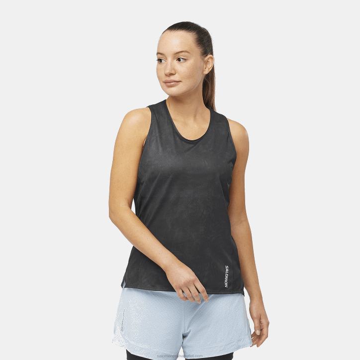Salomon periskop/hluboká černá dámský tank - sense aero 28B6905